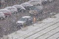 The first snow in Bucharest 07 december 2023