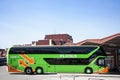 Flixbus bus ready for departure in Vukovar Bus station. Flixbus is a German brand which offers low cost intercity bus service