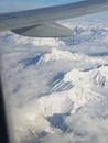 Picture  Fom An Airplane Of A Storm Moving In Through The Rocky Mountains