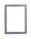 Picture frame in Art Nouveau style on a white background Royalty Free Stock Photo