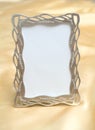 Picture Frame with diamond on Satin.