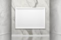 Picture frame in a gallery Royalty Free Stock Photo