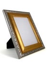 Picture frame - gold and silver 01 Royalty Free Stock Photo