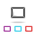 Picture frame icon. Elements of art tools multi colored icons. Premium quality graphic design icon. Simple icon for websites, web Royalty Free Stock Photo