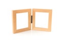 Picture frame on isolated white background. Royalty Free Stock Photo