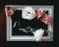 Picture frame with nice roses