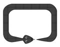 Frame - snake Royalty Free Stock Photo