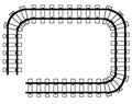 Frame - train rails