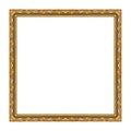 Picture frame isolated on white background. Royalty Free Stock Photo