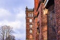 Front and tower of Old Factory Heywood Royalty Free Stock Photo