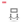 Picture gallery art museum icon vector design isolated 4