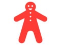 Picture of a gingerbread man Royalty Free Stock Photo