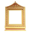 Picture gold frame Thai style