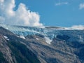 Picture with gorgeous glacier in the background