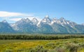 Grand Tetons in Clear Skies