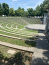 Grassy outdoor theater