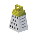 picture of a grater on a white background. Vector illustration Royalty Free Stock Photo