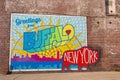 Greetings from Buffalo New York wall Royalty Free Stock Photo