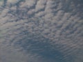 Picture grey sky with lot white clouds Royalty Free Stock Photo