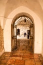 Hallway inside The Tomb of King David, Jerusalem, Israel Royalty Free Stock Photo