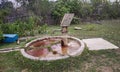 This is the picture of the handpump. Royalty Free Stock Photo