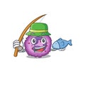 A Picture of happy Fishing eosinophil cell design