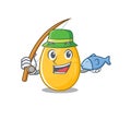 A Picture of happy Fishing golden egg design