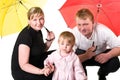 Picture of happy young family Royalty Free Stock Photo