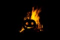 Picture hell - fire and pumpkin head