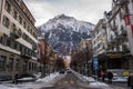 A swiss winter hike day