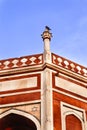 picture of Humayun\'s tomb of Mughal Emperor Humayun designed by Persian architect Mirak Mirza Ghiyas in Delhi, India