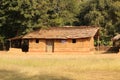 Bastar Tribe Homes -Anthropological Museum Royalty Free Stock Photo