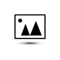 Picture icon. Full image icon. Royalty Free Stock Photo