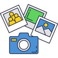 Picture icon vector image and photo gallery