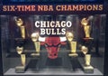 Chicago Bulls Trophy Case Royalty Free Stock Photo