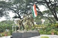 A Picture of Indian Soldiers Planting the National Flag. In Memory of Kargil Divas