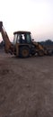 Picture of Indian village brick factory vihical JCB