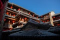 Picture Inside of a Tulou. Photo inside of the Hekeng tulou cluster Royalty Free Stock Photo