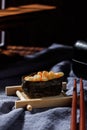 Pictures of Japanese traditional food sushi