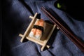 Pictures of Japanese traditional food sushi