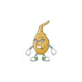 Picture of jerusalem artichoke cartoon character with angry face