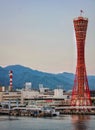 Picture of Kobe Tower Port, landmark located in Kobe Harbor Land, at afternoon