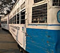 Kolkata tram from the front
