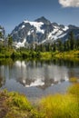 Picture Lake, Mt. Baker-Snoqualmie National Forest. Royalty Free Stock Photo