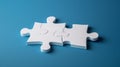 picture of large white puzzles generative AI Royalty Free Stock Photo