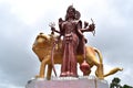 Picture of the largest statue of Durga in the world.