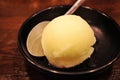 Lemon flavored sorbet