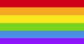 Picture with lgbtq rainbow colors stripes Royalty Free Stock Photo