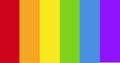 Picture with lgbtq rainbow colors stripes Royalty Free Stock Photo