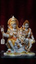 picture of lord shiva and parvati\'s sculpture